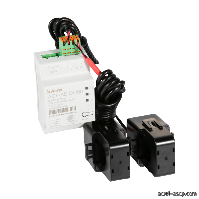 AGF-AE-D/200 UL认证导轨式裂相电能表